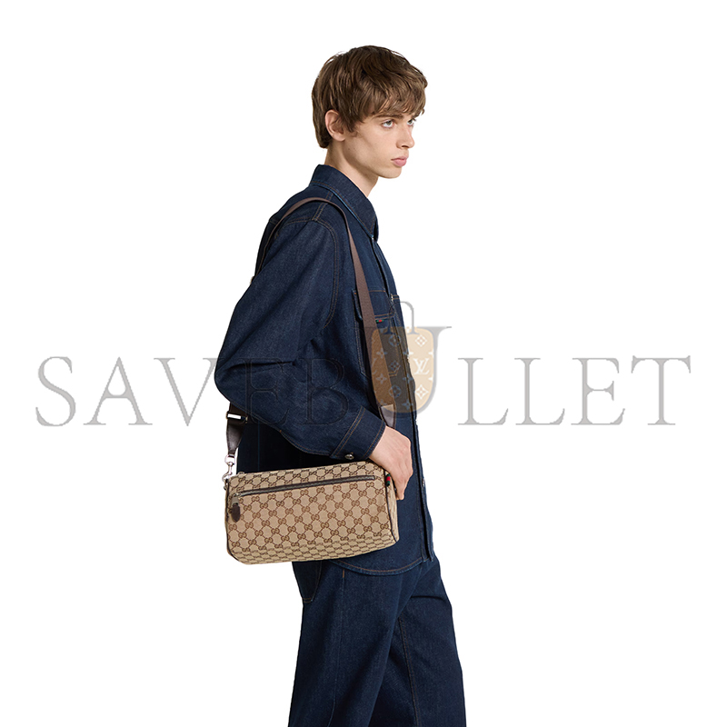 G*u*i gg canvas small cylinder bag ‎‎834455 (30*16*16cm)
